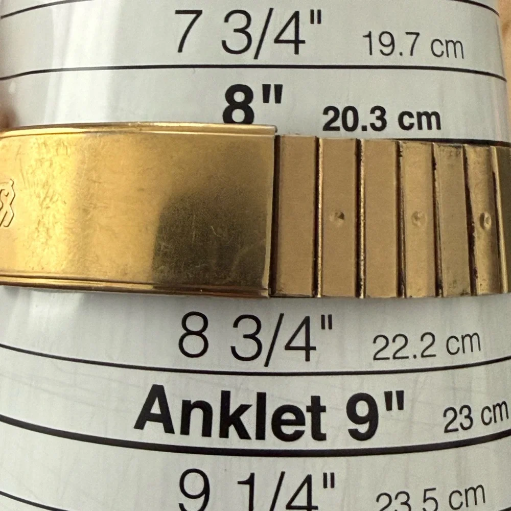 Seiko Rare Original Faceted Crystal Vintage Watch Gold Dial Case Bracelet Date